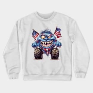 4th of July Monster Truck #5 Crewneck Sweatshirt